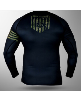 Rash Guard World Combat Squad - Preto