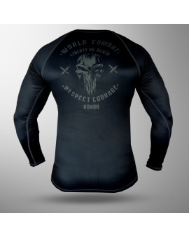 Rash Guard World Combat Liberty or Death - Preto