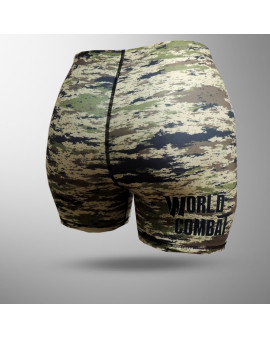 Short Compressão Feminino World Combat Brave - Camuflado