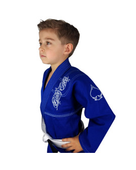 Kimono INFANTIL Trançado Black Ace Player - Azul