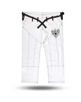 Calça Sarja Black Ace Just Fight - Branco