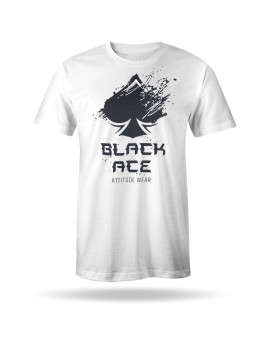 Camiseta Black Ace Explode - Branco