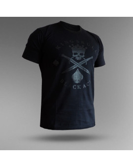 Camiseta Black Ace King Skull Limited Edition - Black/Black