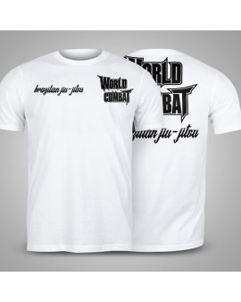 Camiseta World Combat Jiu-Jitsu - Branca