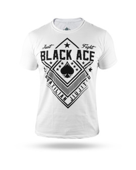 Camiseta Black Ace Just Fight - Branco