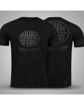 Camiseta World Combat Muay Thai Power - Black/Black