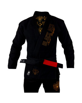 Kimono Black Ace Just Fight - Black Gold
