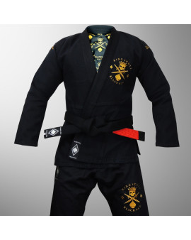 Kimono Black Ace King Skull Limited Edition - Black/Gold 