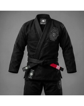 Kimono Black Ace Rage - Preto e Chumbo
