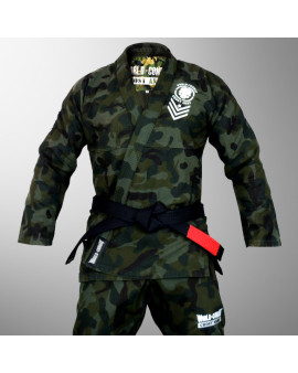 Kimono World Combat Ghost Army - Camuflado/Verde