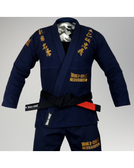 Kimono World Combat Bushido - Navy/Gold