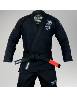 Kimono World Combat Ghost Army - Preto e Chumbo