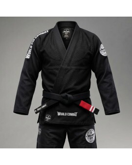Kimono World Combat New Let's Roll - Black White