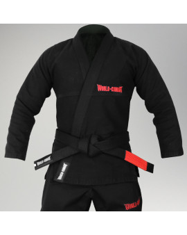 Kimono World Combat Jiu-Jitsu Shield - Preto