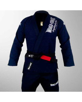 Kimono World Combat BJJ - Azul Marinho