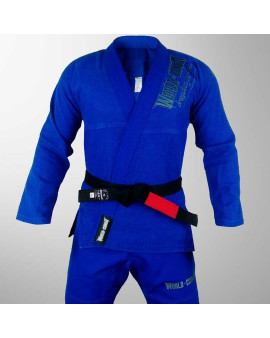 Kimono World Combat BJJ - Azul