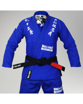 Kimono World Combat Bushido - Blue/Ice