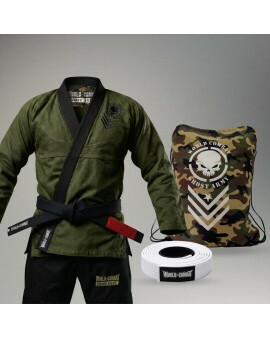 Kit: Kimono World Combat Ghost Army + Faixa World Combat + Mochila World Combat