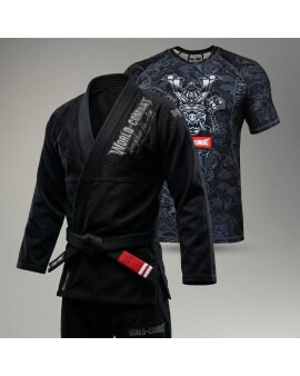 Kit: Kimono World Combat BJJ + Rash Guard World Combat Samurai Warrior