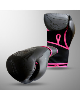 Luva World Combat Shock - Black Pink