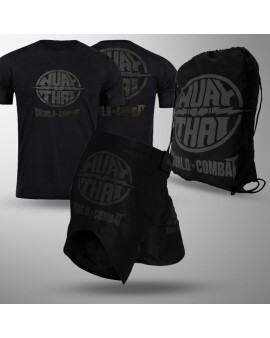 Kit Muay Thai Power: Fight Short + Mochila + Camiseta