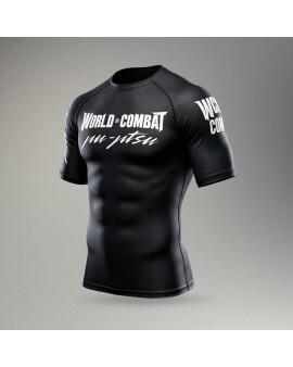 Rash Guard World Combat Competidor Manga Curta - Preto