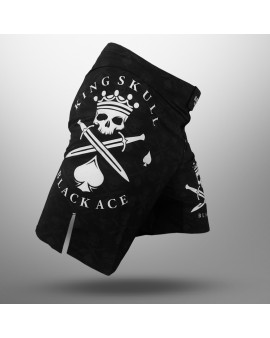 Bermuda Black Ace King Skull - Preto