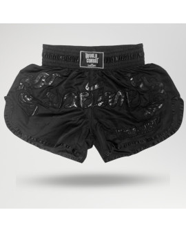 Short Muay Thai World Combat Thailand Style - Black in Black