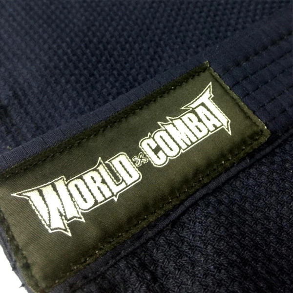 Kimono World Combat BJJ - Azul Marinho