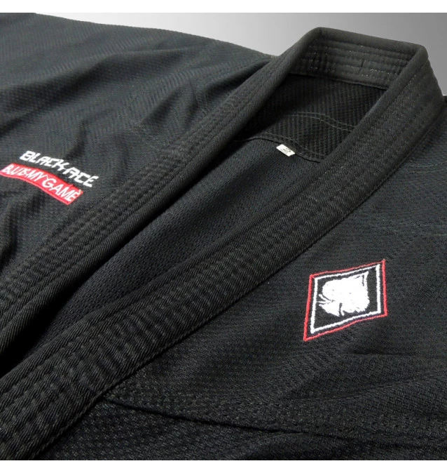 Kimono INFANTIL Trançado Black Ace BJJ is My Game - Preto