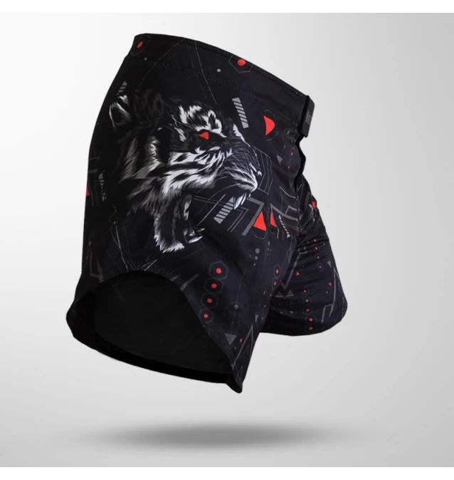 Fight Short World Combat Black Tiger - Preto