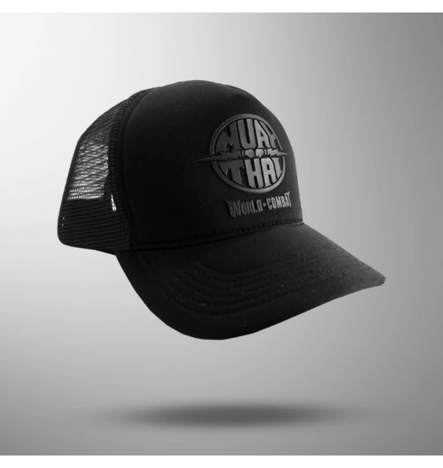 Boné World Combat Muay Thai Power - Preto