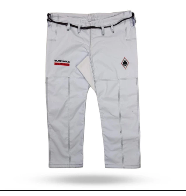 Calça Rip Stop Jiu-Jitsu Avulsa Black Ace BJJ Is My Game - Branco