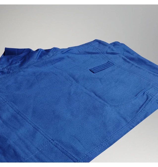 Calça Sarja Jiu-Jitsu - Azul e Branca 