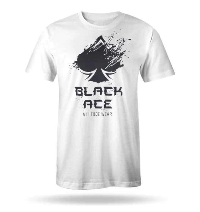 Camiseta Black Ace Explode - Branco