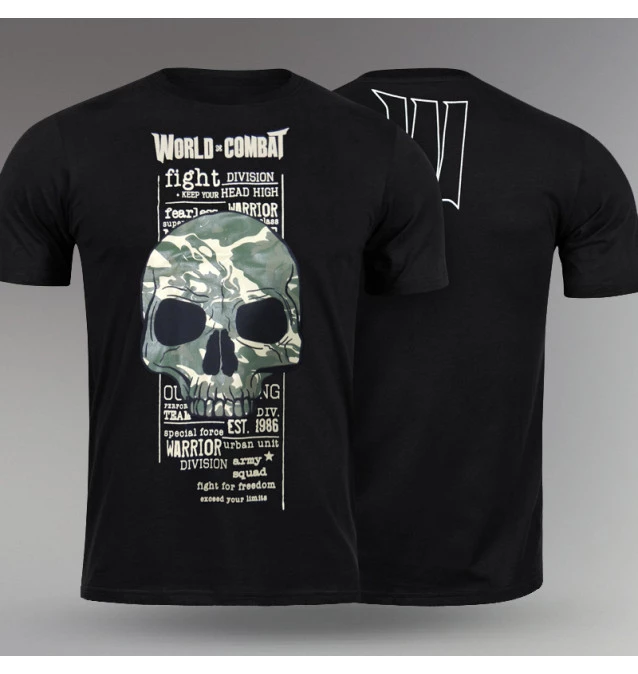 Camiseta World Combat Fight Division - Preto
