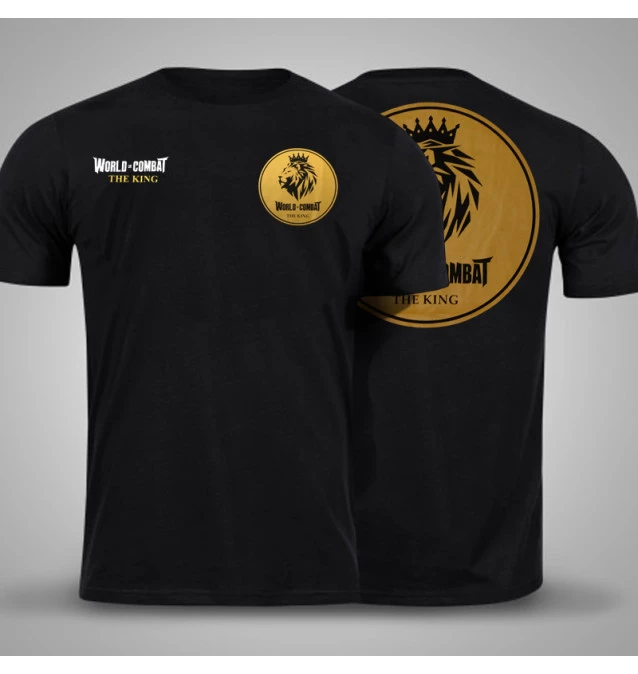 Camiseta World Combat The King - Preta
