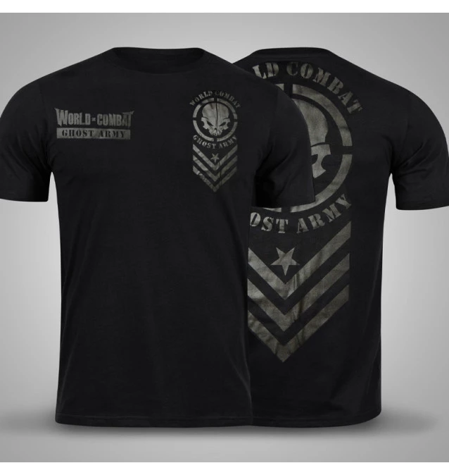 Camiseta World Combat Ghost Army - Black/Black