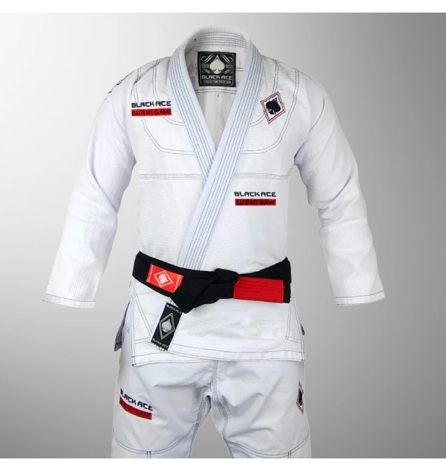 Kimono Black Ace BJJ is My Game - Branco
