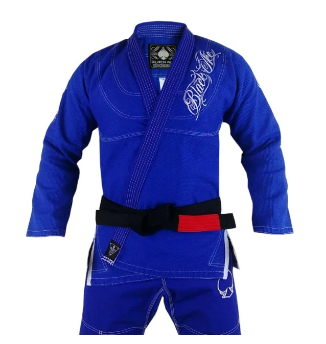 Kimono Black Ace Player - Azul e Branco