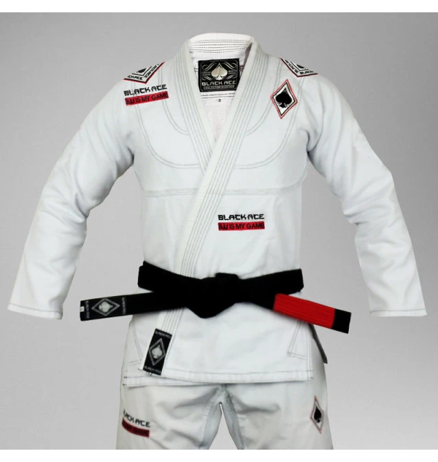 Kimono Black Ace BJJ is My Game - Branco