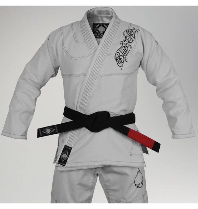 Kimono Black Ace Player - Branco e Preto