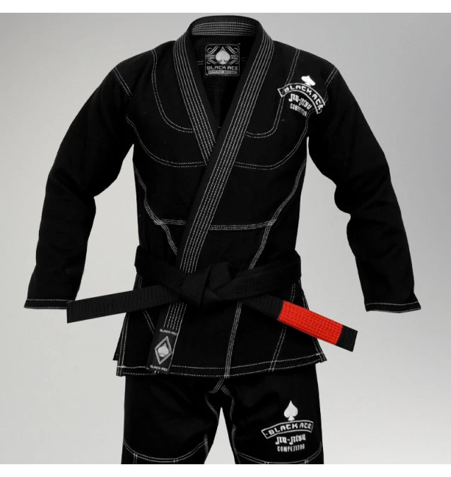 Kimono Black Ace Jiu-Jitsu Competitor - Preto