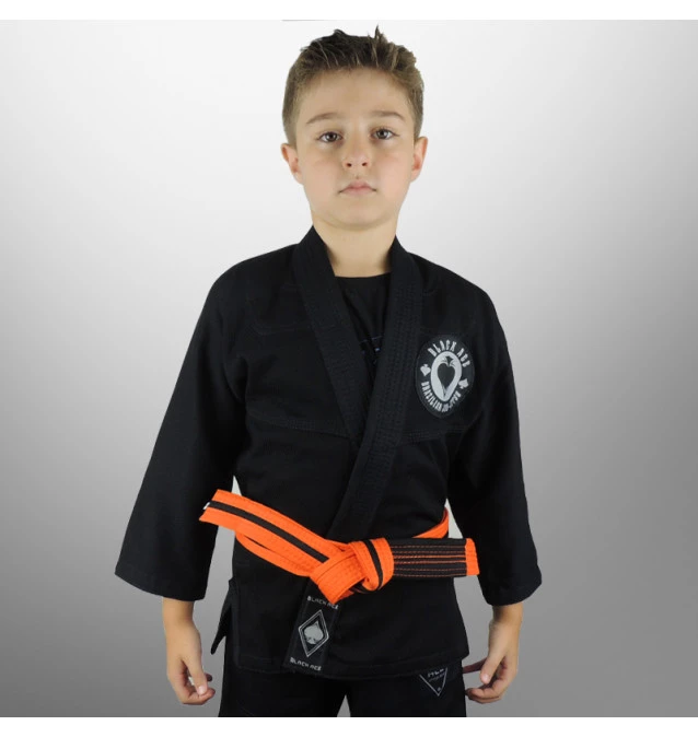 Kimono INFANTIL Trançado Gambler Black Ace - Preto