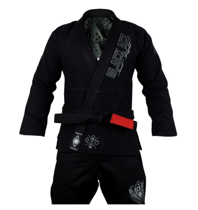 Kimono Black Ace Just Fight - Silver