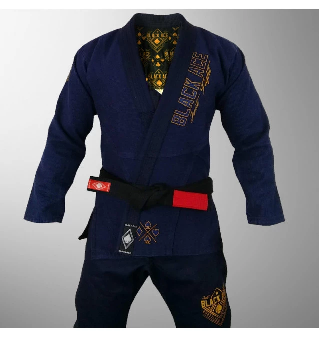 Kimono Black Ace Just Fight - Navy Gold