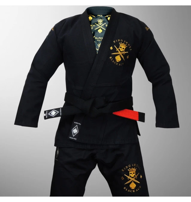 Kimono Black Ace King Skull Limited Edition - Black/Gold 