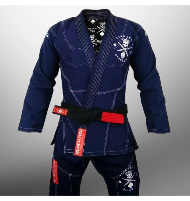 Kimono Black Ace King Skull - Navy