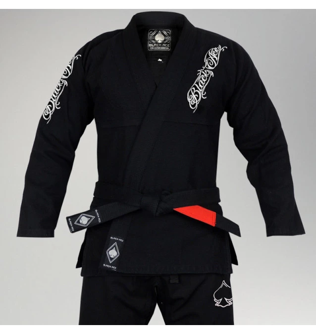 Kimono Black Ace Player - Preto e Branco
