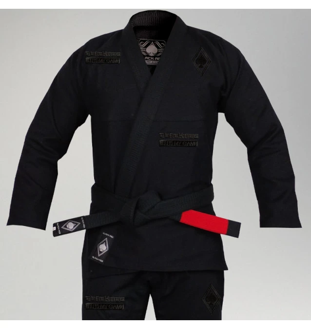 Kimono Black Ace BJJ is My Game - Preto e Preto